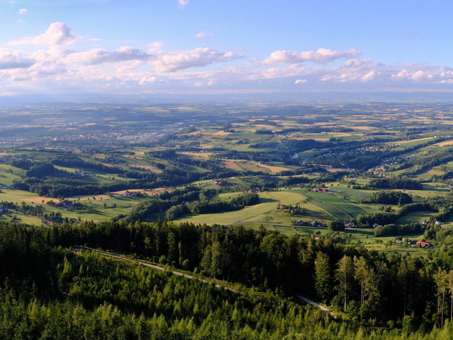 Ortsbild der Mitgliedsgemeinde Steyr Land