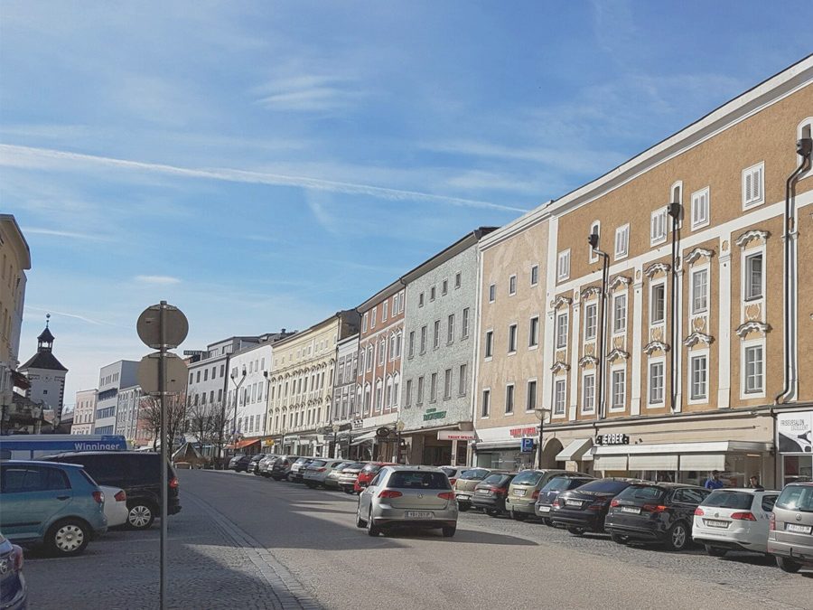Ortsbild der Mitgliedsgemeinde Vöcklabruck