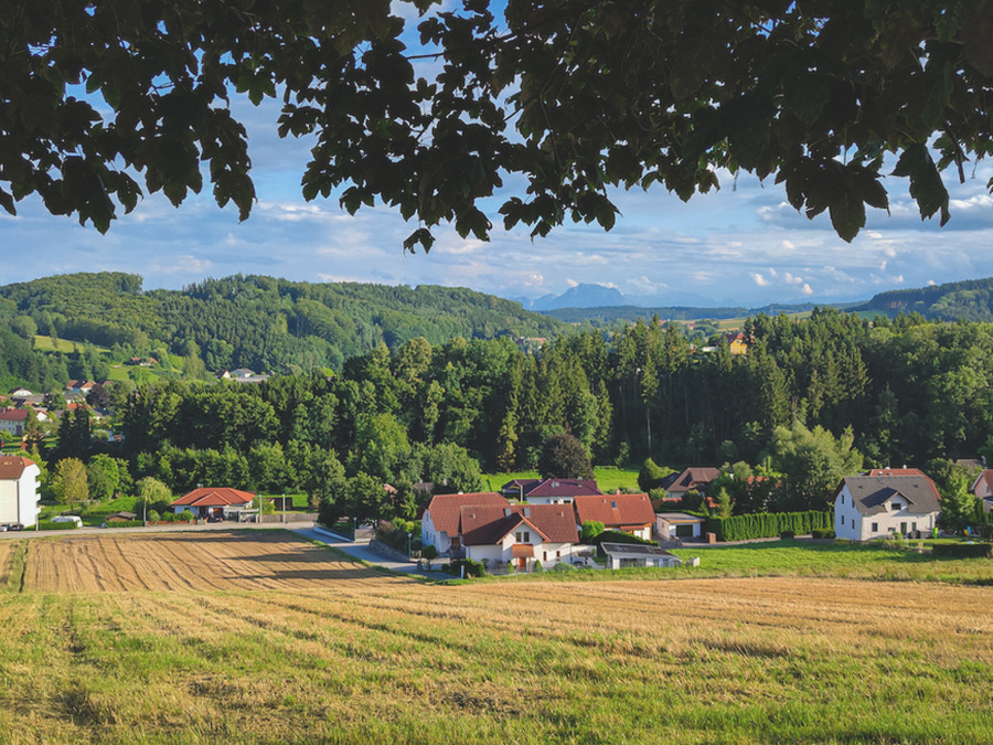 Ortsbild der Mitgliedsgemeinde Wels-Land